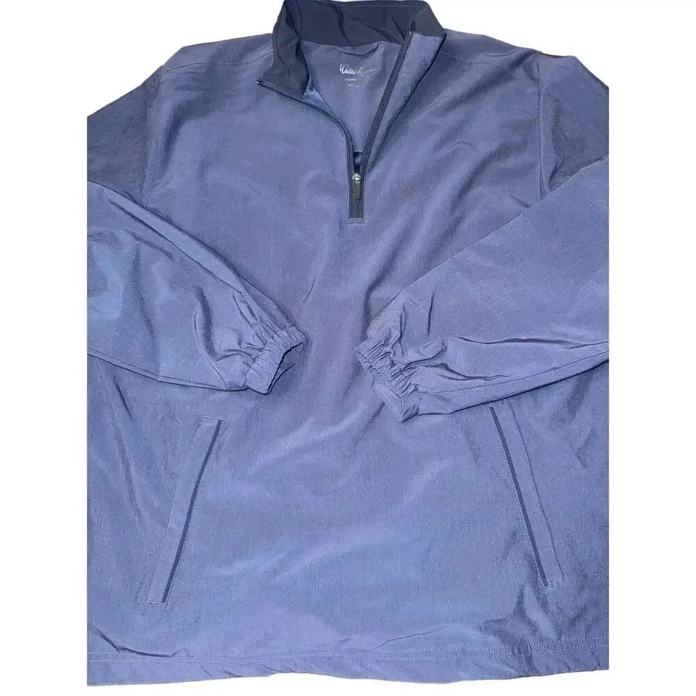 WALTER HAGEN HYDRO HALT GOLF PULLOVER JACKET navy Medium